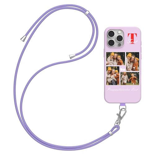 CHABDA Handykette Personalisierte hülle mit Band Kette Kordel mit Bild Foto Text für iPhone 13 Pro Custom für individuelle TPU Hülle mit Bild Foto Text Selbst Gestalten Case Mehrfarbi CHABDA Handykette Personalisierte hülle mit Band Kette Kordel mit Bild Foto Text für iPhone 13 Pro Custom für individuelle TPU Hülle mit Bild Foto Text Selbst Gestalten Case Mehrfarbi von CHABDA