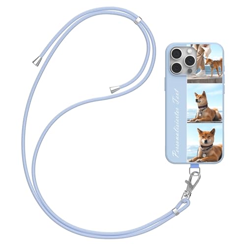 CHABDA Handykette Personalisierte hülle mit Band Kette Kordel mit Bild Foto Text für iPhone 15 Pro max Custom für individuelle TPU Hülle mit Bild Foto Text Selbst Gestalten Case Mehrfarbi CHABDA Handykette Personalisierte hülle mit Band Kette Kordel mit Bild Foto Text für iPhone 15 Pro max Custom für individuelle TPU Hülle mit Bild Foto Text Selbst Gestalten Case Mehrfarbi von CHABDA
