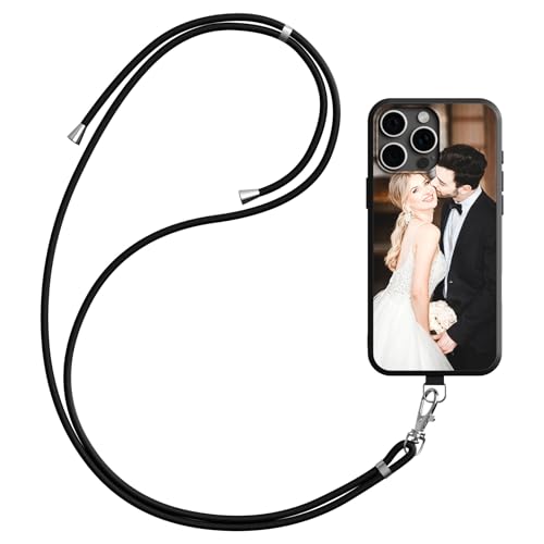 CHABDA Handykette Personalisierte hülle mit Band Kette Kordel mit Bild Foto Text für iPhone 16 Pro max Custom für individuelle TPU Hülle mit Bild Foto Text Selbst Gestalten Case Mehrfarbi CHABDA Handykette Personalisierte hülle mit Band Kette Kordel mit Bild Foto Text für iPhone 16 Pro max Custom für individuelle TPU Hülle mit Bild Foto Text Selbst Gestalten Case Mehrfarbi von CHABDA