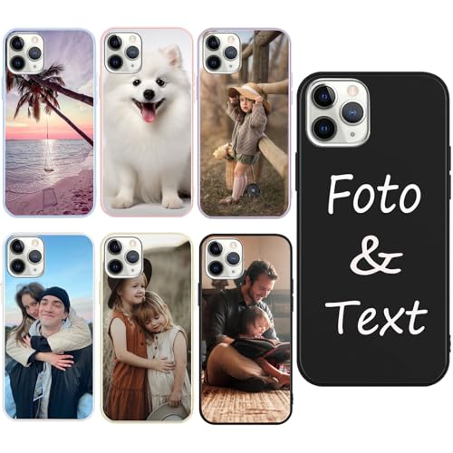 CHABDA Personalisierte Handyhülle für iPhone 16 Pro max Hülle Personalisiert,Schwarz Hülle mit Eigenem Foto Bedrucken Bild Text Individuelle Schutzhülle Selbst Gestalten für iPhone 16 Pro max CHABDA Personalisierte Handyhülle für iPhone 16 Pro max Hülle Personalisiert,Schwarz Hülle mit Eigenem Foto Bedrucken Bild Text Individuelle Schutzhülle Selbst Gestalten für iPhone 16 Pro max von CHABDA