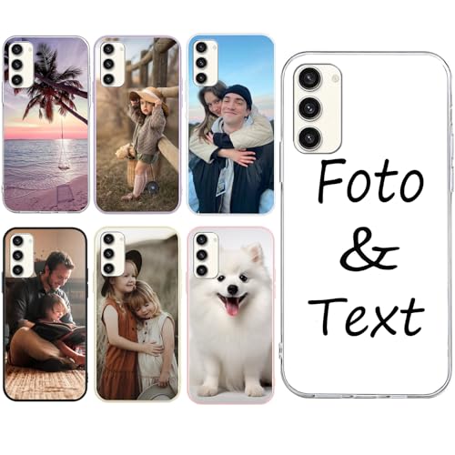 CHABDA Personalisierte Hülle kompatibel mit Samsung Galaxy A52 4G/5G/A52s Handyhülle Benutzerdefiniert Weicher Etui mit Eigenem Foto Bild Text Individuelle Selbst Gestalten Custom Case,Transparent von CHABDA