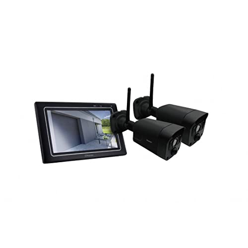 CHACON 2 x kabellose HD-Kameras mit Display von CHACON