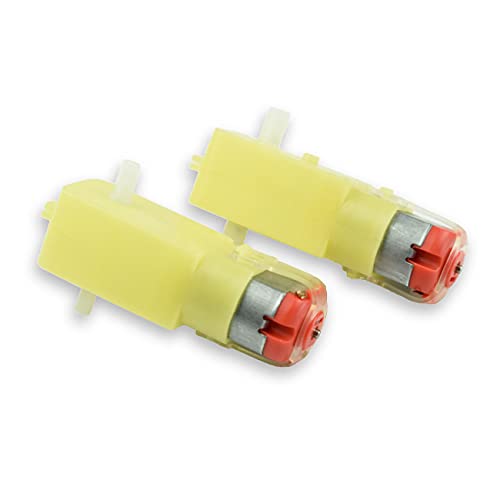 CHANCS Hobby Doppelwelle DC Motor 3V 36RPM 6V 72RPM Magnetischer Getriebemotor für DIY Spielzeug 2PCS von CHANCS MOTOR