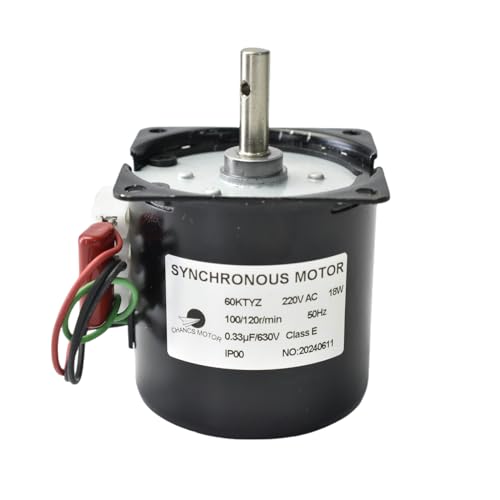 60KTYZ 220V Synchron-Getriebemotor 100/120RPM CW/CCW 18W Momento Mini-Elektrogetriebemotor 60KTYZ 220V Synchron-Getriebemotor 100/120RPM CW/CCW 18W Momento Mini-Elektrogetriebemotor von CHANCS
