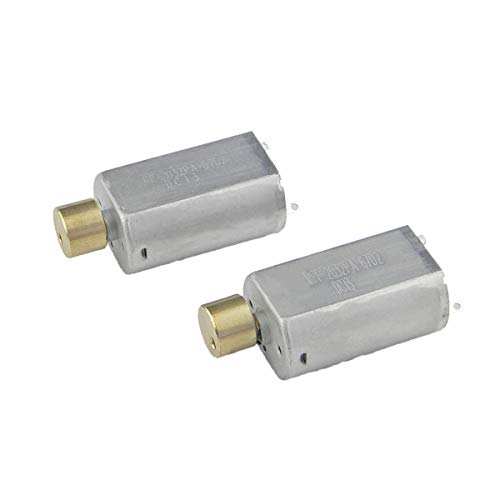 CHANCS 2pcs von 180 1.5-3V 3000RPM DC Motor Stark vibrierend mit wenig Rost Elektrogetriebe Motor für Vibrationsgerät, Spielzeug, Massagegerät Gesundheitsversorgung Ausrüstung von CHANCS