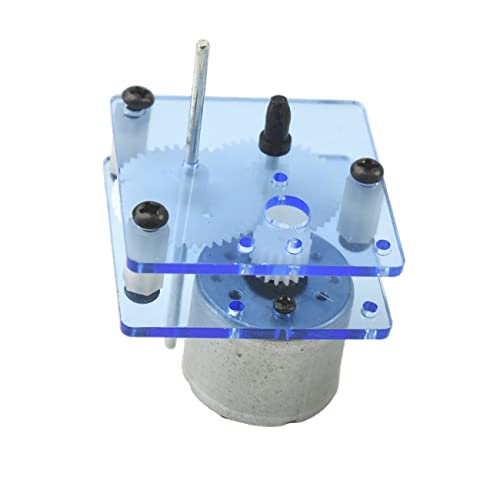 CHANCS 310 Gear DC Motor 3V 300RPM Micro Small Solar Energy Motor Transparent Blau Small Solar Energy Motor für Kinder oder Erwachsene DIY CHANCS 310 Gear DC Motor 3V 300RPM Micro Small Solar Energy Motor Transparent Blau Small Solar Energy Motor für Kinder oder Erwachsene DIY von CHANCS