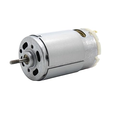 CHANCS 390 Elektromotor Gewindewelle DC 7.4V 19500RPM für Spielzeugauto Zubehör Dreirädriger Kinderwagen mit Replace RS-380 von CHANCS
