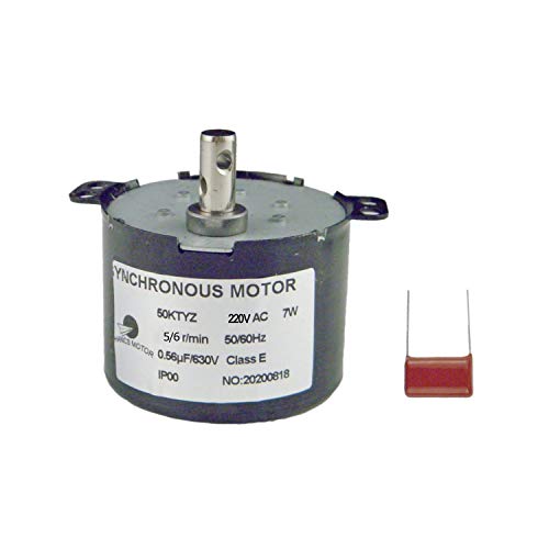CHANCS 50KTYZ Getriebemotor AC 220V 5RPM CW/CCW Barbecue mit hohem Drehmoment Mini-Getriebe Elektromotor Drehmoment 12Kgf.cm Motor Dauermagnet CHANCS 50KTYZ Getriebemotor AC 220V 5RPM CW/CCW Barbecue mit hohem Drehmoment Mini-Getriebe Elektromotor Drehmoment 12Kgf.cm Motor Dauermagnet von CHANCS