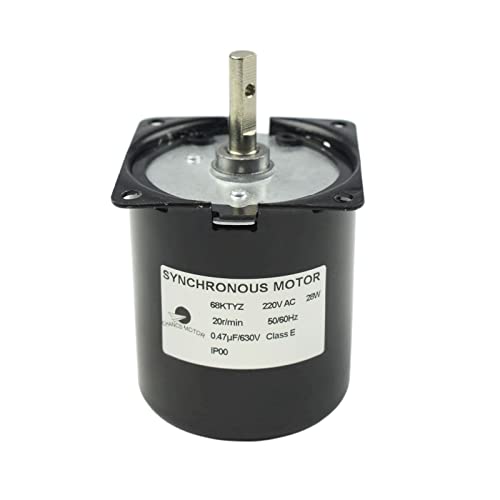 CHANCS 68KTYZ 220V 20RPM CW/CCW Drehmoment 16.5Kgf.cm Synchroner Untersetzungsmotor reversibel Elektromotor-Grill mit hohem Drehmoment CHANCS 68KTYZ 220V 20RPM CW/CCW Drehmoment 16.5Kgf.cm Synchroner Untersetzungsmotor reversibel Elektromotor-Grill mit hohem Drehmoment von CHANCS