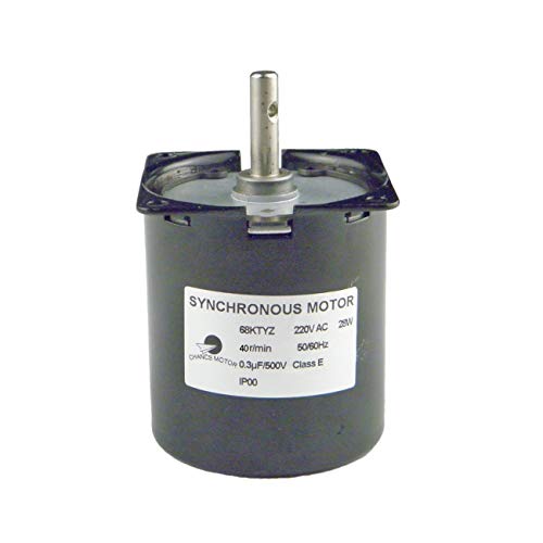 CHANCS 68KTYZ 220V AC 40r/min drehzahlreduzierender Getriebemotor Drehmoment 8,5Kgf.cm Mini-Getriebe Elektromotor CHANCS 68KTYZ 220V AC 40r/min drehzahlreduzierender Getriebemotor Drehmoment 8,5Kgf.cm Mini-Getriebe Elektromotor von CHANCS