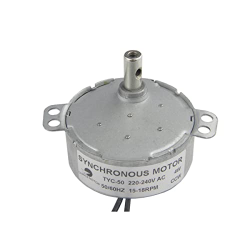 CHANCS Elektro-Getriebe-Synchronmotor TYC-50 AC 220V 15-18r/min CCW Großes Drehmoment Kleiner AC-Motor für Elektrokamin Mikrowellenherd von CHANCS