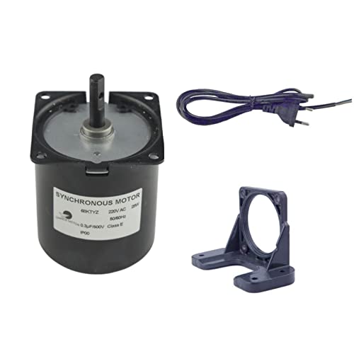 CHANCS Elektromotor-Grill mit hohem Drehmoment 68KTYZ 220V 5RPM CW/CCW Drehmoment 70Kgf.cm Konsolenhalterung Feste Basis Schalterstecker-Verlängerung CHANCS Elektromotor-Grill mit hohem Drehmoment 68KTYZ 220V 5RPM CW/CCW Drehmoment 70Kgf.cm Konsolenhalterung Feste Basis Schalterstecker-Verlängerung von CHANCS