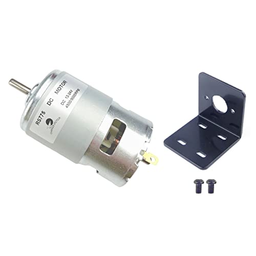 CHANCS High Power Low Noise Motor 775 DC 12V/24V 4500RPM 9000RPM mit Halterung Support Fixed Base für Holz schneiden von CHANCS