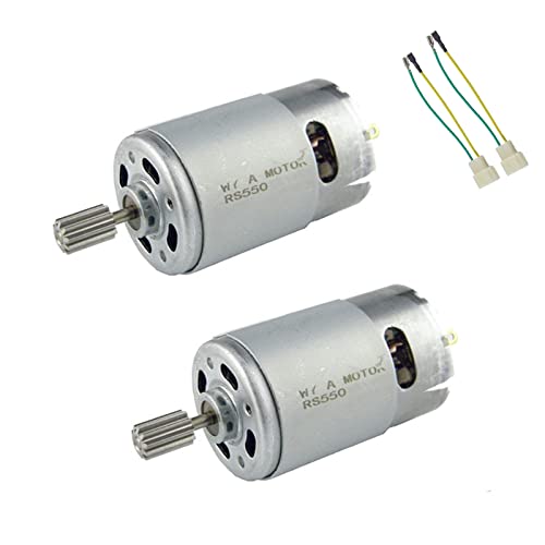 CHANCS Hobby Motor Micro DC Motor 550 12V DC 15000RPM DIY Technologie Produktion für RC Modell 2PCS von CHANCS
