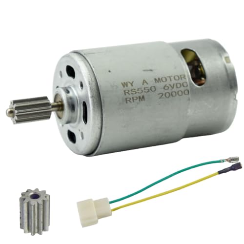 CHANCS Magnetischer Getriebemotor 550 6V DC 20000RPM DIY Elektrische Hobby Autos Fernsteuerung Spielzeug von CHANCS