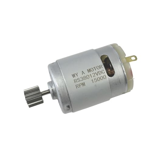 CHANCS Magnetischer Mini-Elektromotor, 380 Gleichstrom, 12 V, 15000 U/min, für DIY-Spielzeug, Autos, DIY, Hobby-Fernbedienung von CHANCS