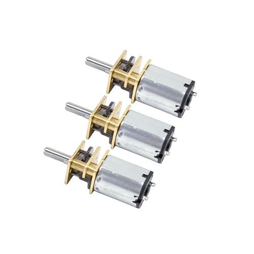 CHANCS Mini-Elektro-Getriebemotor DC N20 DC 3V 145RPM DC-Getriebemotor für elektronisches Spielzeug mechanische Arme 3PCS CHANCS Mini-Elektro-Getriebemotor DC N20 DC 3V 145RPM DC-Getriebemotor für elektronisches Spielzeug mechanische Arme 3PCS von CHANCS