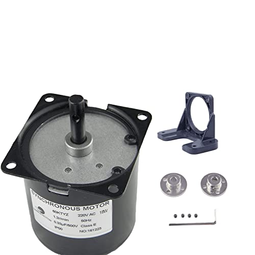 CHANCS Moteur à engrenages synchrone à aimant permanent 1.2r/min CW/CCW avec support fixe et accouplement à bride CHANCS Moteur à engrenages synchrone à aimant permanent 1.2r/min CW/CCW avec support fixe et accouplement à bride von CHANCS