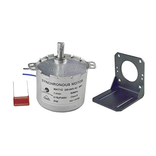 CHANCS Permanentmagnet-Synchronmotor 50KTYZ 220V 1-1,2RPM Mikro-AC-Motor mit Halterung CHANCS Permanentmagnet-Synchronmotor 50KTYZ 220V 1-1,2RPM Mikro-AC-Motor mit Halterung von CHANCS