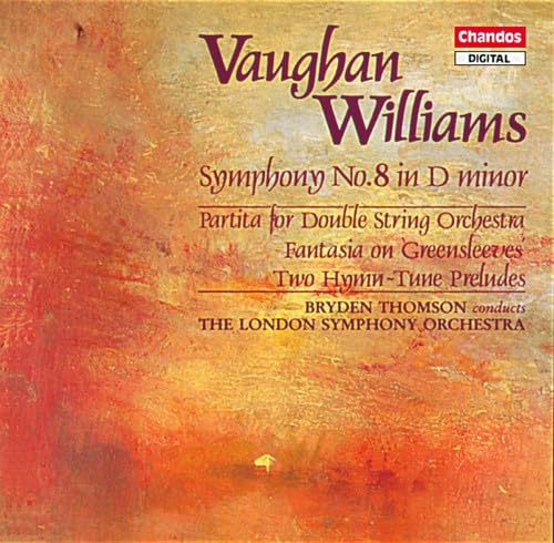Ralph Vaughan Williams: Symphony No. 8 / 2 Hymn-Tune Preludes / Fantasia on Greensleeves / Partita for Double String Orchestra von CHANDOS GROUP