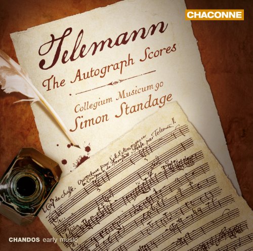 Telemann: Autographe Partituren - Ouvertüren, Konzerte u.a. von CHANDOS GROUP