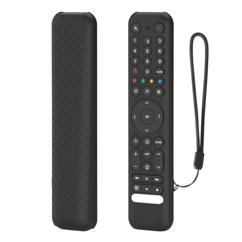 CHANGYUE Silicon Fernhülle for TCL RC716/RC833 GUB1 Remote Protective Cover (schwarz) von CHANGYUE