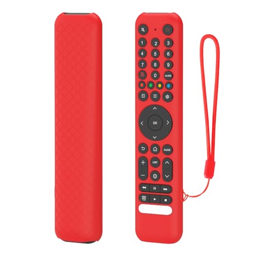 CHANGYUE Silicon Fernhülle for TCL RC716/RC833 GUB1 Remote -Schutzabdeckung (rot) von CHANGYUE
