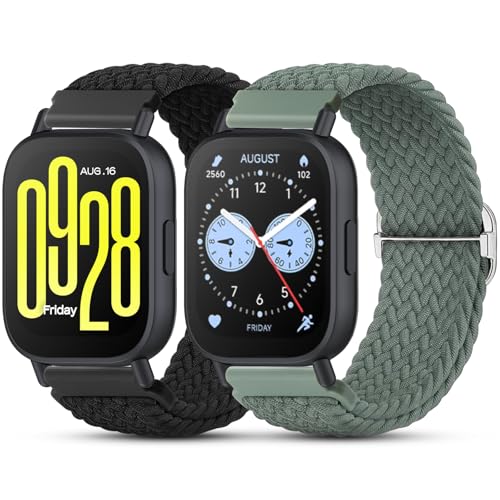 CHANRASI 2 Stück Geflochtenes 22mm Armband Kompatibel mit Xiaomi Redmi Watch 5 Active/5 Lite/für Amazfit Bip 5 Damen Herren,Elastisches Solo Loop Nylon Armband für Redmi Watch 5 Lite/5 Active CHANRASI 2 Stück Geflochtenes 22mm Armband Kompatibel mit Xiaomi Redmi Watch 5 Active/5 Lite/für Amazfit Bip 5 Damen Herren,Elastisches Solo Loop Nylon Armband für Redmi Watch 5 Lite/5 Active von CHANRASI