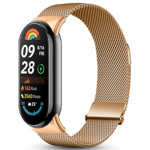 CHANRASI Armband Kompatibel mit Xiaomi Mi Band 9/8 Damen Herren,Einstellbar Metall Armbänder aus Edelstahl für Xiaomi Mi Band 9/8 CHANRASI Armband Kompatibel mit Xiaomi Mi Band 9/8 Damen Herren,Einstellbar Metall Armbänder aus Edelstahl für Xiaomi Mi Band 9/8 von CHANRASI