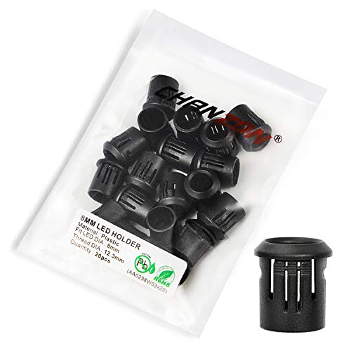 Chanzon 20pcs 8mm Led-Halter für Leuchtdioden,Diodenleuchten,Glühbirne von CHANZON