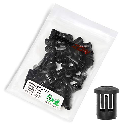 Chanzon 50pcs 5mm Led-Halter für Leuchtdioden,Diodenleuchten,Glühbirne von CHANZON