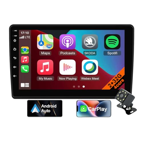 Android 12 Autoradio für FIAT Ducato/Peugeot Boxer/Citroen Jumper 2006-2022 mit CarPlay, Android Auto, 9 Zoll Autoradio GPS-Navigation, Lenkradsteuerung, MirrorLink, Bluetooth(Type 1, 2+32GB) von CHARGONIC