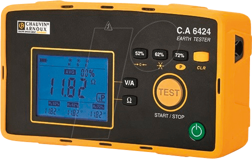 CHAU P01127014 - Erdungsmessgerät CA 6424, 3-polig, bis 50 kOhm, bis 600 V von CHAUVIN ARNOUX