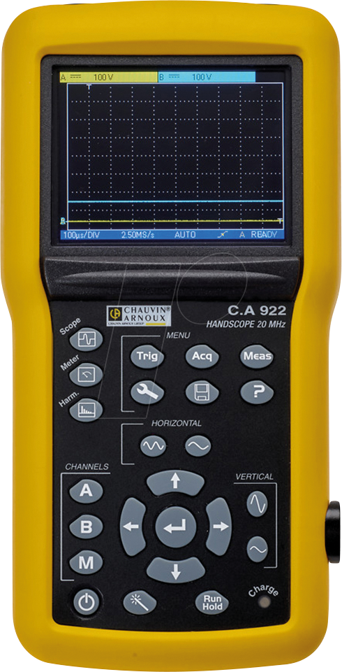 CHAU P01192200 - Handheld-Oszilloskop C.A 922, 20 MHz, 2 Kanäle, Multimeter von CHAUVIN ARNOUX