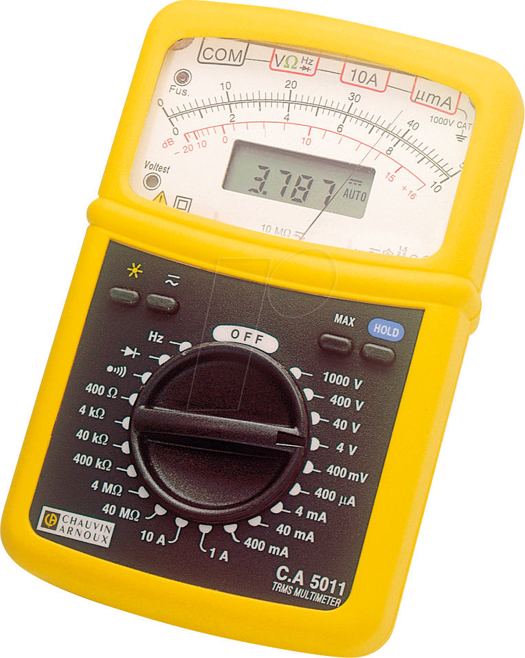 CHAU P01196311E - Multimeter C.A 5011, digital, TRMS, AC/DC, Analog von CHAUVIN ARNOUX