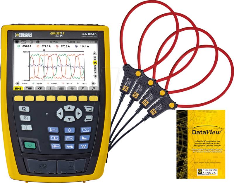 CHAU PA1160657NM - Netzanalysator C.A 8345, Set mit 4  MA194-350 Stromwandlern von CHAUVIN ARNOUX