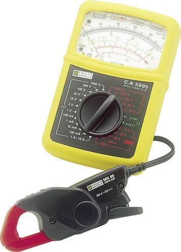 Chauvin Arnoux C.A 5005 + MN 89 Hand-Multimeter analog Spritzwassergeschützt (IP54) CAT III 600 V, von CHAUVIN ARNOUX