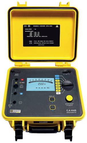 Chauvin Arnoux C.A 6505 Isolationsmessgerät 500 V, 1000 V, 2500 V, 5000V 10 TΩ von CHAUVIN ARNOUX