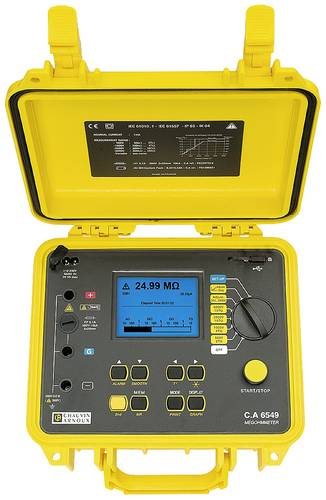 Chauvin Arnoux C.A 6549 Isolationsmessgerät 500 V, 1000 V, 2500 V, 5000V 10 TΩ von CHAUVIN ARNOUX