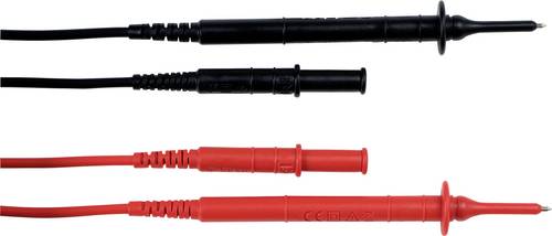 Chauvin Arnoux Messleitungs-Set [4mm Sicherheits-Stecker - ] 1.5m Rot, Schwarz 1 Set von CHAUVIN ARNOUX