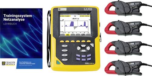 Chauvin Arnoux Netz-Analysegerät 3phasig inkl. Stromzangen, mit Loggerfunktion von CHAUVIN ARNOUX