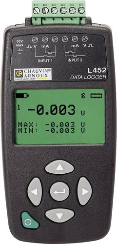 Chauvin Arnoux P01157201 L452 Multi-Datenlogger Messgröße Spannung, Strom 0.1 bis 10 V/DC 4 bis 20mA von CHAUVIN ARNOUX