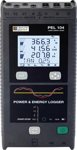 Chauvin Arnoux PEL 104 Netz-Analysegerät 3phasig mit Loggerfunktion von CHAUVIN ARNOUX