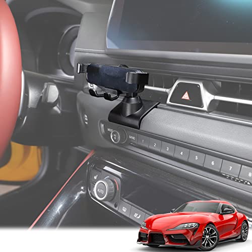CHEAYAR KFZ-Handyhalterung, KFZ-Handyhalterung Supra, für alle Handys, Handyhalterung, Armaturenbrett-Clip, kompatibel mit Toyota Supra GR A90 A91 MK5 2019–2022 CHEAYAR KFZ-Handyhalterung, KFZ-Handyhalterung Supra, für alle Handys, Handyhalterung, Armaturenbrett-Clip, kompatibel mit Toyota Supra GR A90 A91 MK5 2019–2022 von CHEAYAR