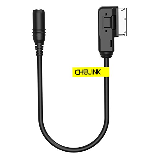 CHELINK AMI auf 3,5-mm-Audiokabeladapter für Audi, Stereo-Klinkenkabel für Telefone, Kopfhörer, Lautsprecher, Tablets, PCs, MP3-Player und mehr CHELINK AMI auf 3,5-mm-Audiokabeladapter für Audi, Stereo-Klinkenkabel für Telefone, Kopfhörer, Lautsprecher, Tablets, PCs, MP3-Player und mehr von CHELINK