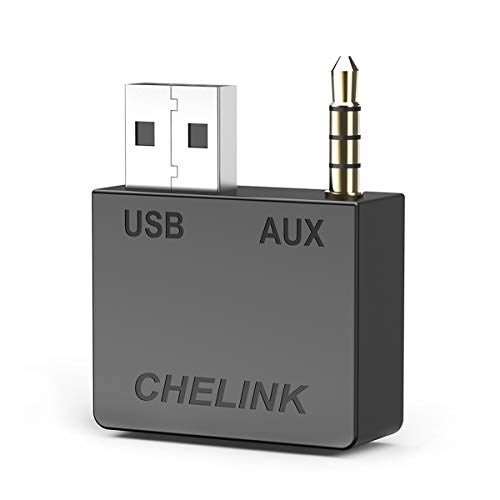 CHELINK Audio Bluetooth Transmitter für Kia Hyundai, Tragbarer kabelloser Audio-Adapter für Autoradios, Kompatibel mit i-Phone X i8 i7 i7Plus i5 i6 i6S i-Pad Android Smartphone von CHELINK