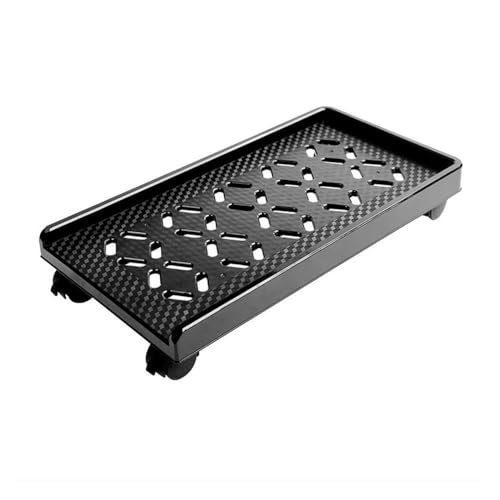 CHENGAIJIAN PC-Halterung, Desktop-PC-Tower-Ständer, Boden-CPU-Ständer – mobiler PC-Host-Ständerwagen, Untertisch-CPU-Halterung, Rollständer mit 4 Lenkrollen, Schwarz Untertischregal von CHENGAIJIAN
