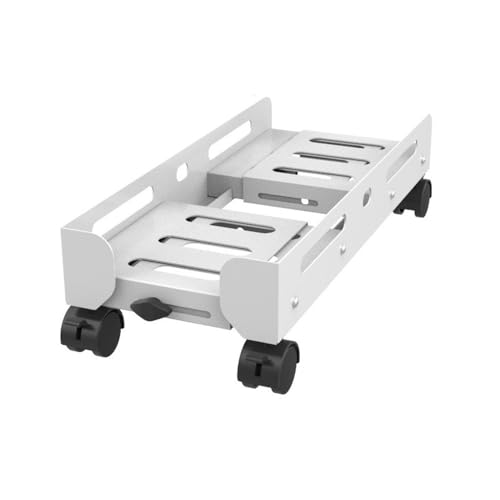 CHENGAIJIAN PC-Halterung, Mobiler PC-Tower-Ständer, CPU-Ständer mit Einstellbarer Breite, Desktop-CPU-Halter aus Stahl, robuster PC-Gehäuseständer mit rollenden Lenkrollen Untertischregal(White,L) CHENGAIJIAN PC-Halterung, Mobiler PC-Tower-Ständer, CPU-Ständer mit Einstellbarer Breite, Desktop-CPU-Halter aus Stahl, robuster PC-Gehäuseständer mit rollenden Lenkrollen Untertischregal(White,L) von CHENGAIJIAN