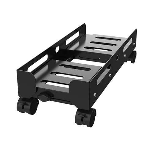 CHENGAIJIAN PC-Halterung, Mobiler PC-Tower-Ständer, CPU-Ständer mit Einstellbarer Breite, Desktop-CPU-Halter aus Stahl, robuster PC-Gehäuseständer mit rollenden Lenkrollen Untertischregal(Black,L) CHENGAIJIAN PC-Halterung, Mobiler PC-Tower-Ständer, CPU-Ständer mit Einstellbarer Breite, Desktop-CPU-Halter aus Stahl, robuster PC-Gehäuseständer mit rollenden Lenkrollen Untertischregal(Black,L) von CHENGAIJIAN