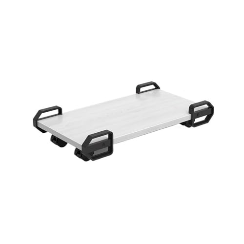 CHENGAIJIAN PC-Halterung, PC-Ständer for den Boden, PC-Tower-Ständer mit 4 Rollen, Lagerregale, mobiler CPU-Ständer for Bodenteppich-Gaming-PC-Gehäuse Untertischregal(White) von CHENGAIJIAN